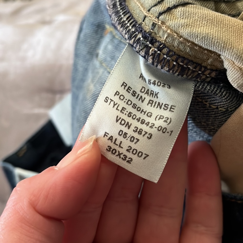 Gap Morrison Straight Leg Button Fly Fall 2007 Da… - image 6